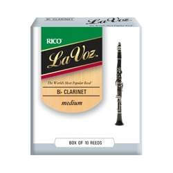Bb clarinet D'addario La Voz reeds