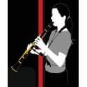 Magilanck clarinet and oboe "BodyStand"