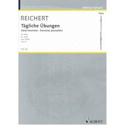 Reichert - dagelijkse oefeningen op. 5 - fluit