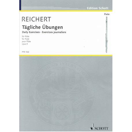 Reichert - Excercices journaliers op. 5 - flûte