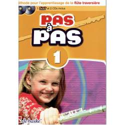 Kastelein - Pas à pas vol. 1 - Flûte traversière (+ 2 CD + 1 DVD)