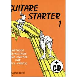 Hartog - Guitar Starter 1 -elementary method + CD (in franch)