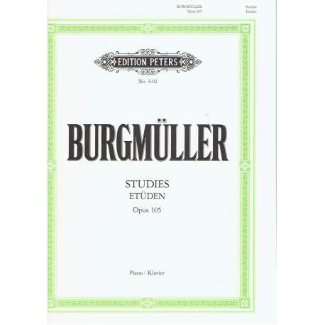 Burgmüller - studie Opus 105 voor piano