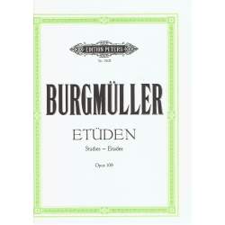 Burgmüller - Etudes Opus 109 pour piano
