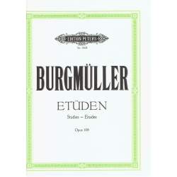 Burgmüller -studies Opus 109 voor piano