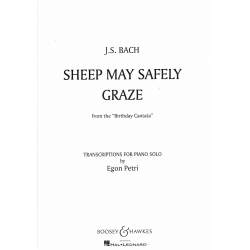 Bach - Sheep may safely graze pour piano solo