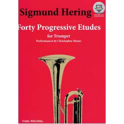 Hering - 40 progressieve studies - trompet (+CD)