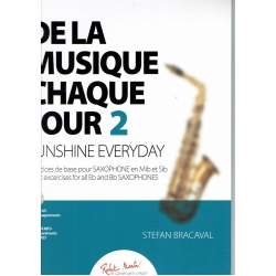 Bracaval - De la musique chaque jour - sax Mib et Sib- vol 2 (+ CD)
