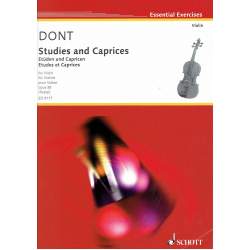 Dont - études et caprices op.35 - violon