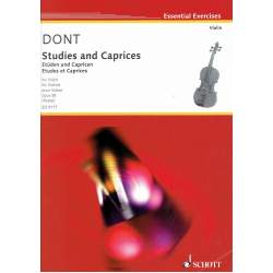 Dont - studies and whims op.35 - violon