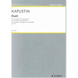 Kapustin - dduet op.99 - altsaxofoon en cello