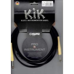 Klotz instrument cable, jack-jack, 3m, yellow - KIKC3,OPP5