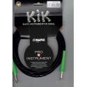Klotz instrument cable, jack-jack, 3m, green - KIKC3,OPP4
