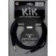 Klotz câble instrument, jack-jack, 3m, noir - KIKG3,OPP1