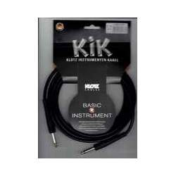 Klotz câble instrument, jack-jack, 3m, noir - KIKG3,OPP1