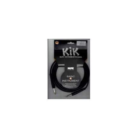 Klotz câble instrument, jack-jack, 3m, noir - KIKG3,OPP1