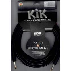 Klotz câble instrument, basic instrument, 6m, noir - KIKG6-OPP1