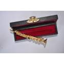 Mini soprano saxophone with case