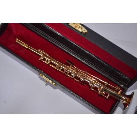 Mini soprano saxophone with case