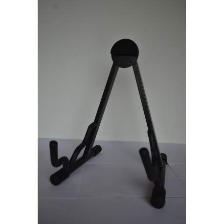 Semi-foldable electric guitar stand.