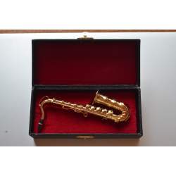 Mini tenor saxofoon met koffer