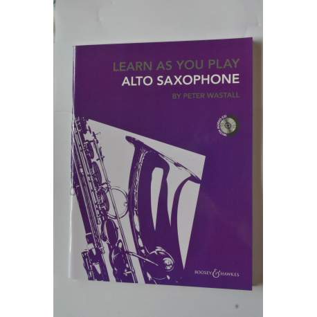 Wastall - Learn as you Play - saxophone (+CD)