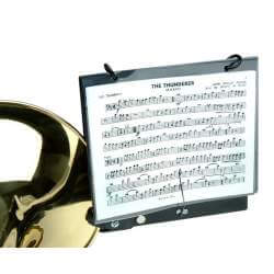 DEG HC250 trombone lyre with march notebook