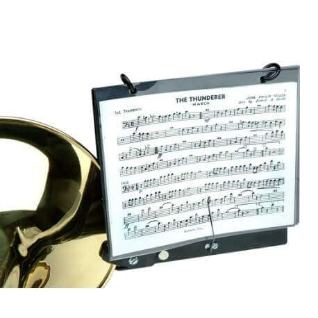 Lyre avec carnet de marche DEG HC250 pour trombone